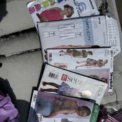 Fabric and sewing Patterns 