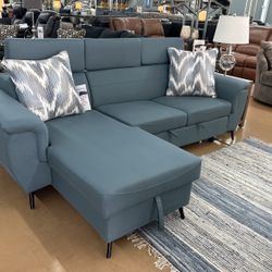 FINAL SALE!!!  Sectional With Bed And Storage 