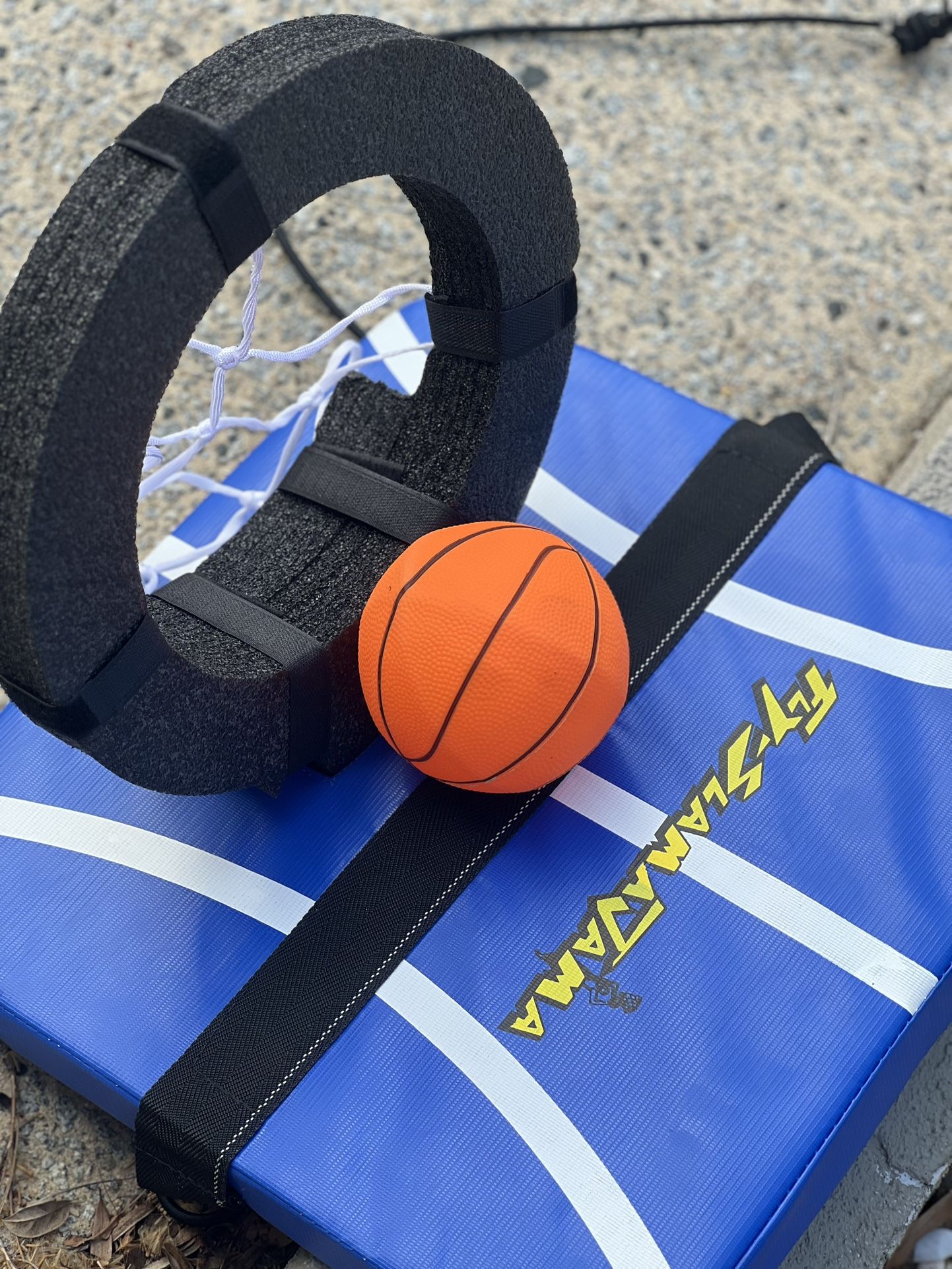 Trampoline Basketball Hoop