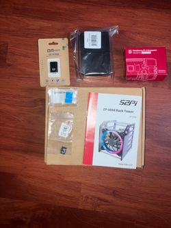 Raspberry Pi 4 Model B / 4 GB RAM + Rack + Acessories