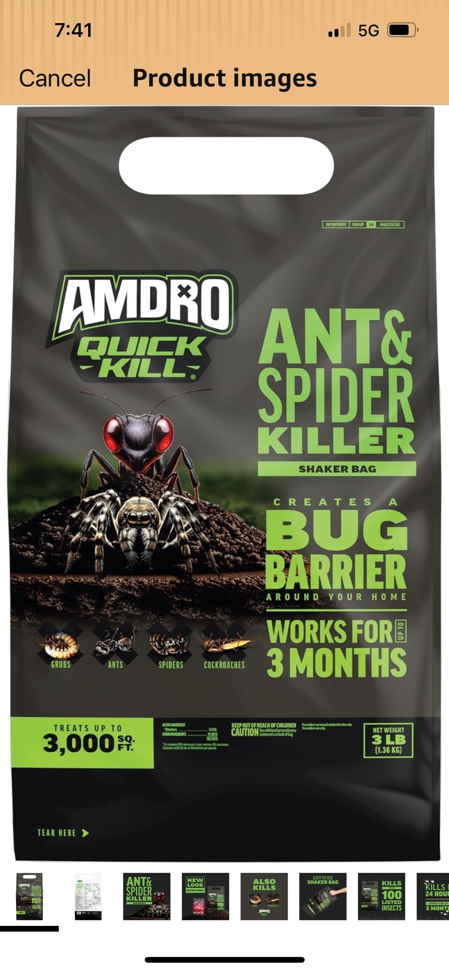 Ant & Spider Killer 3lb Bag FREE