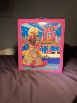  BARBIE TRUNK - VINTAGE  1990s  CASE ONLY