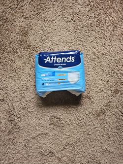 Attends Adult Underwear 18 Count