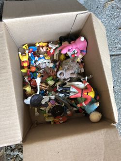 Fast food items and fast food toys. 1,000’s of fast food toys. Most are .25 cents each