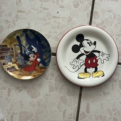 Mickey Mouse plates