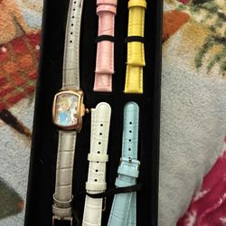 Disney Invicta Cinderella Watch With Leather Bands