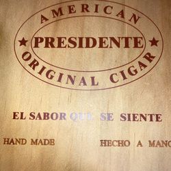 American Presidente Original Cigar, Bags, Audrey Hepburn Wood Cigar  Vintage Purse
