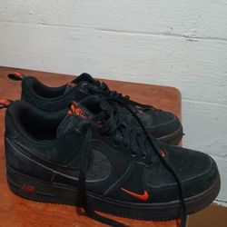 Air Force 1 Low  Black Crimson