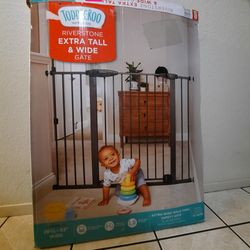 Baby Gate Dark Gray  Tall  29.3/4" up 52" wide