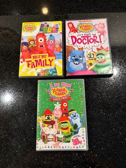3 Yo Gabba Gabba DVDs: Meet My Family, Doctor, Christmas