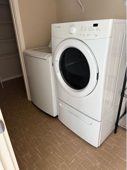 LG washer and Frigidaire dryer