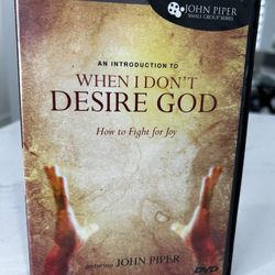 An Introduction to When I Don't Desire God DVD John Piper
