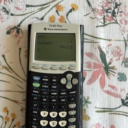 TI-84 Plus Graphing Calculator + Cable — Back to School! 