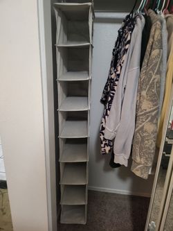Hanging Closet Shoe And Belt Organizer
