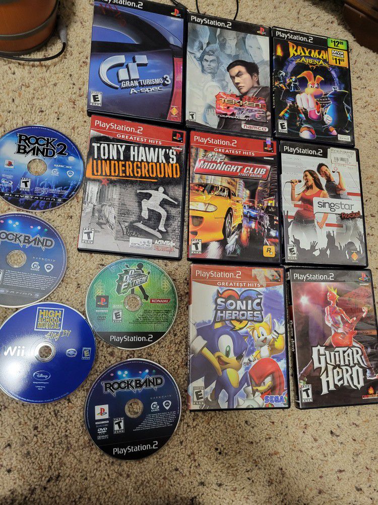 Miscellaneous PS2 And PS3 Games