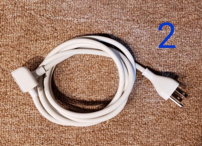 Genuine OEM 85w Apple MacBook MagSafe 2 Magnetic Power A/C Adapter Charger Cable Cord Extension