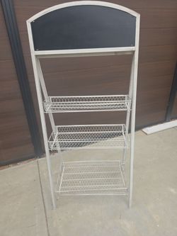 Expensive Metal shelf New shelf Glendora pick up 200 It fold