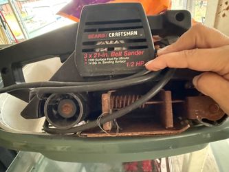 Vintage Sears Craftsman 3” x 21” Belt Sander – 1/2 HP