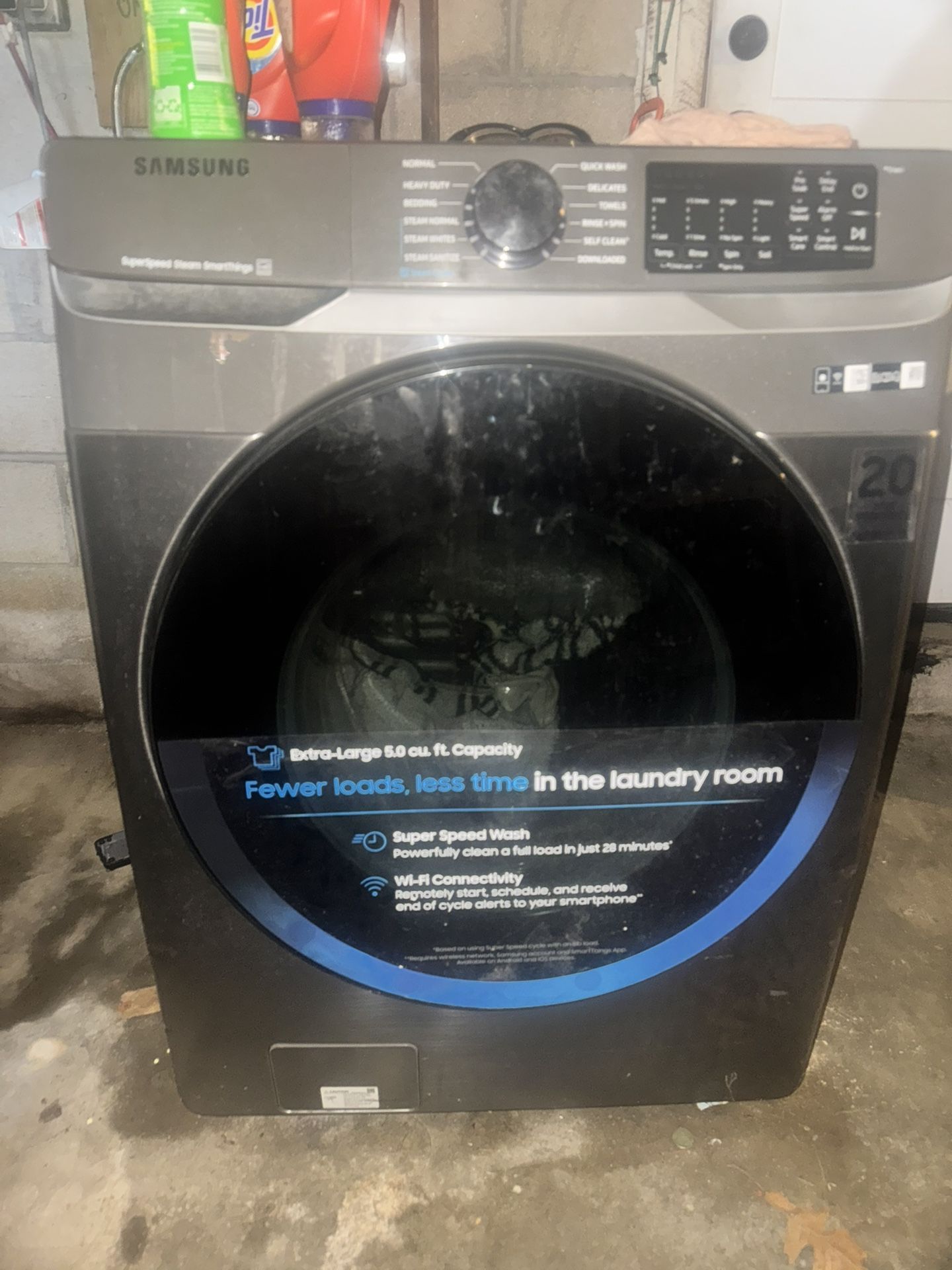 Samsung XL 5.0 Cu. Ft. Capacity Smart Washing Machine