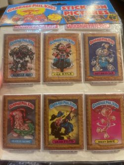 1985 tops garbage pail kids stickers