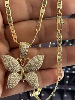ice out butterfly 🦋 necklace