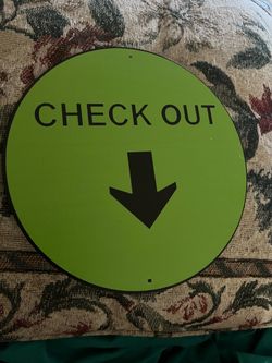 New Check out sign