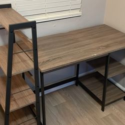 Desk (22”x43”) & Shelf (20”x14”)