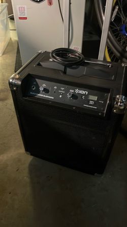 Ion Block Rocker Bluetooth Speaker on Wheels