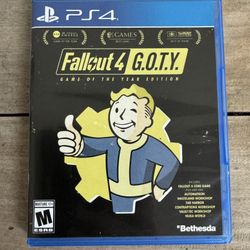 Fallout 4 GOTY Game of the Year Edition with Add Ons and Poster just $50 xox