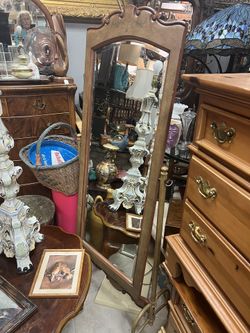 Full length, freestanding mirror