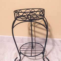 2-Tier Wrought Iron Plant Stand