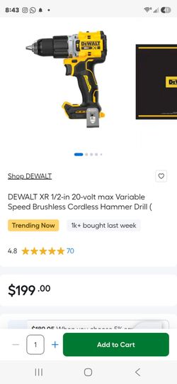 Dewalt XR Drill