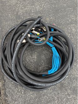 🐍 Elite Core PEX850 8-Channel Fan-to-Fan XLR Extension Snake Cable - 50 Feet 🎙️