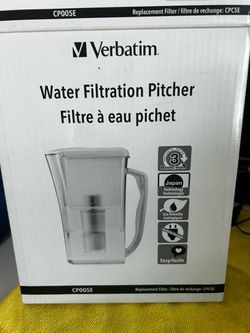 Verbatim 4.5-Cup Water Filtration Pitcher