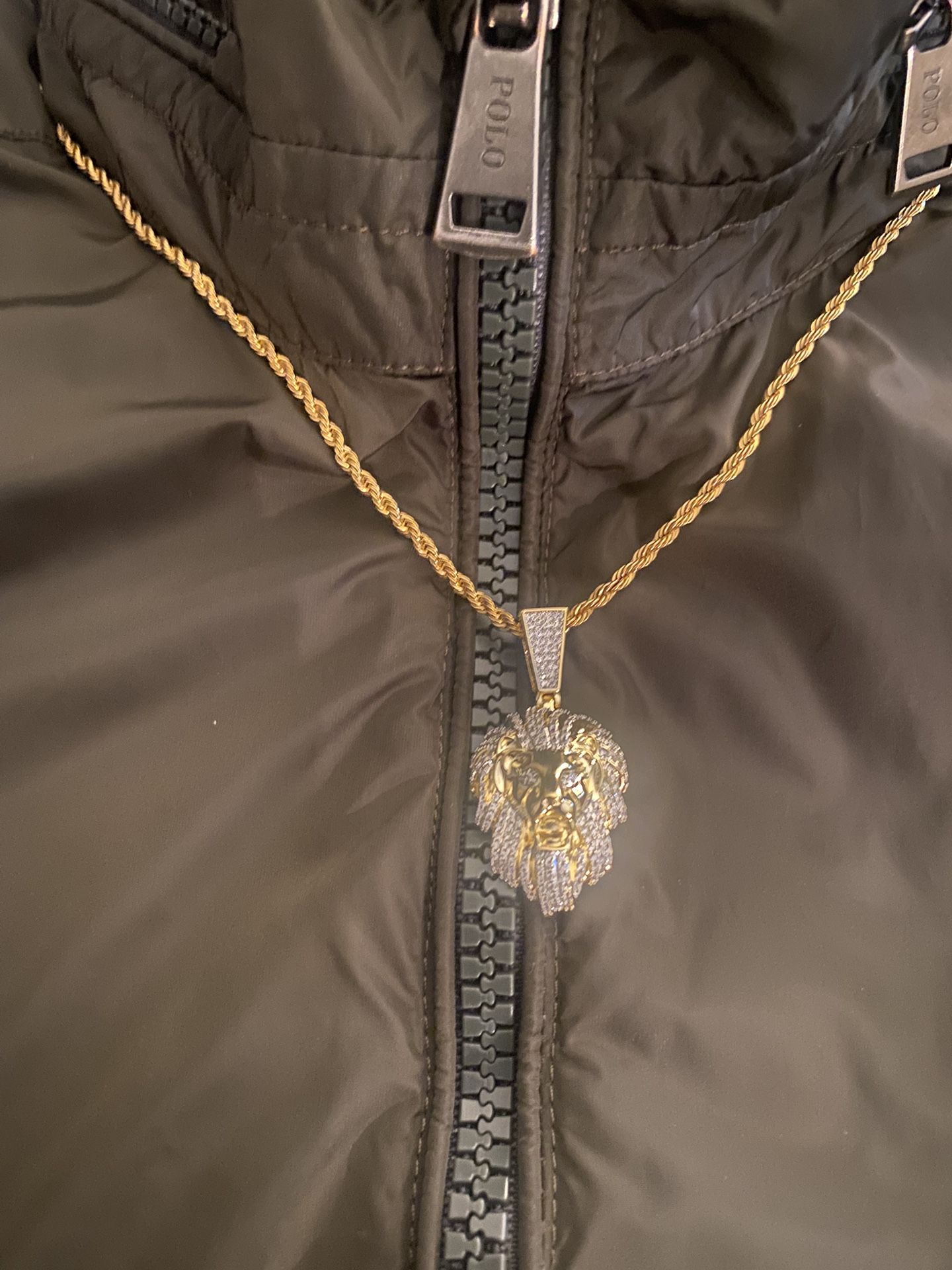 High Quality Small Lion Pendant And Chain