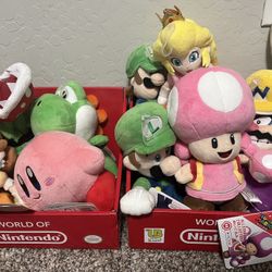 Mario Plush Lot (read Desc)