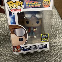 funko marty checking watch