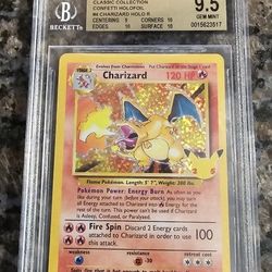 Mint Pokemon Charizard Card