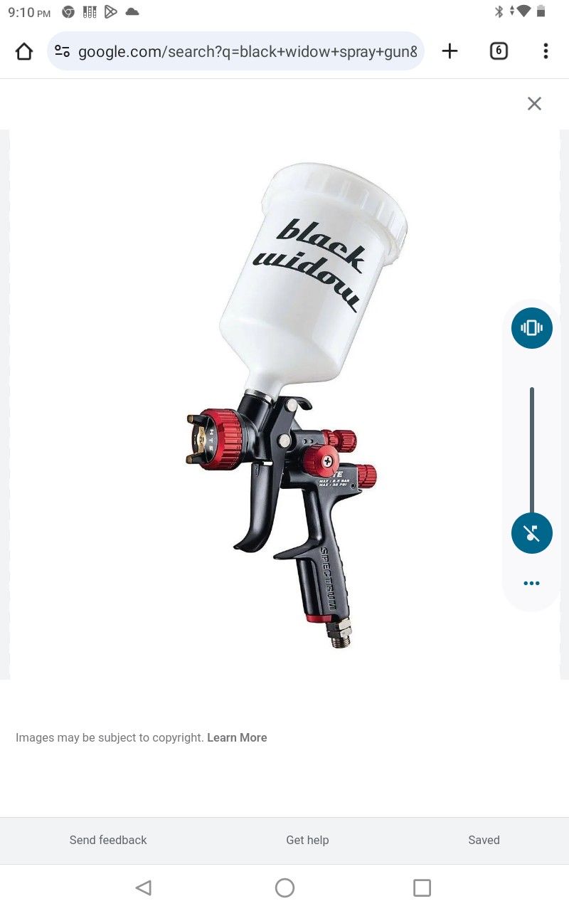 Spectrum HVLP Paint Gun " Black Widow " for Sale in Bloomington, IN