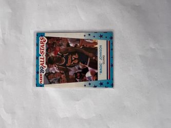 Magic Johnson Fleer Sticker Mint