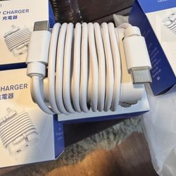 iPhone 15, 16, 17 Fast Charger, 30W Type C Wall Charger Fast Charging Block with 5FT USB C to C Charging Cable Compatible for iPhone 15/15 Pro