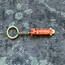 Supreme Red Butterfly Knife Keychain