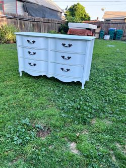 FRENCH PROVINCIAL LONG DRESSER