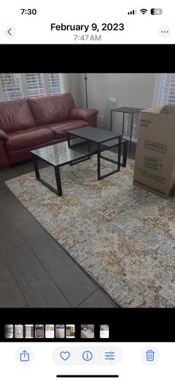 Crate & Barrel Area Rug - 6x9’ Neutral, Great for any space