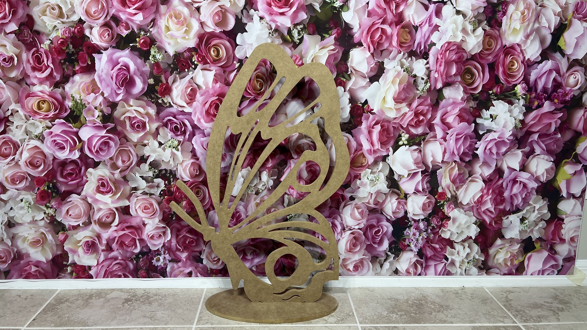 Wooden Butterfly Prop 30 in, Party Butterfly Princess, Backdrop, Butterflies
