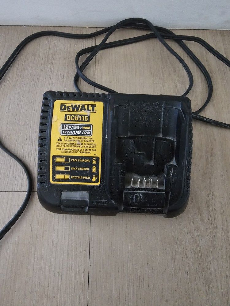 Dewalt Rapid DCB115 Genuine 12-20V Max Fast Battery Charger, Fr Drill 20 Volt