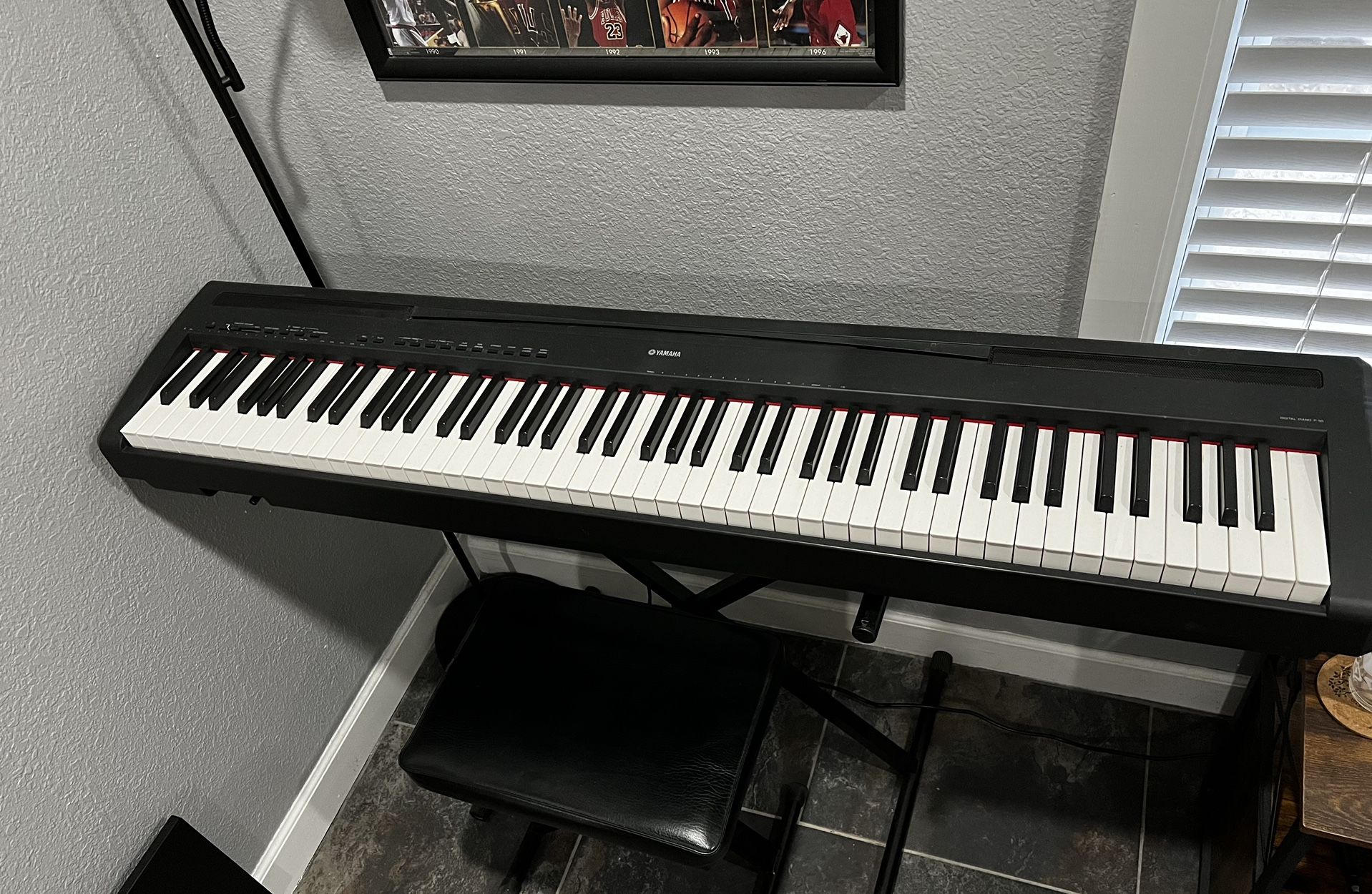 YAMAHA P95 88-Key Weighted Action Digital Piano