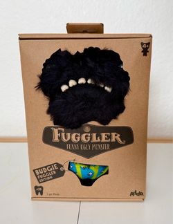 Fuggler Monster Plush Doll Boxed Black 4+ Budgie Edition