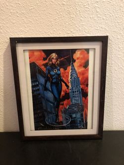 Fantastic four framed picture 11 3/4” x 10”