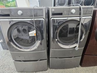 Kenmore washer and dryer set electric extra large capacity